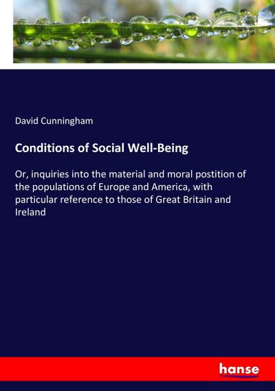 Conditions of Social Well-Being