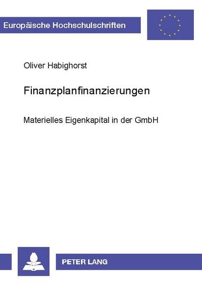 Finanzplanfinanzierungen