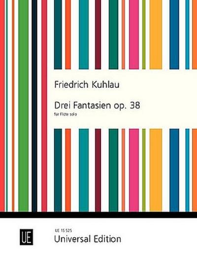 3 Fantasien op.38 für Flöte soloVester, Frans, ed