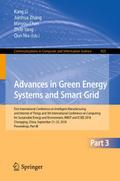 Advances in Green Energy Systems and Smart Grid