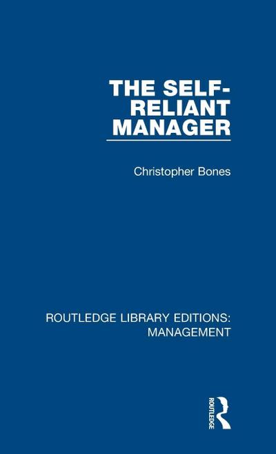 The Self-Reliant Manager
