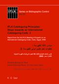 IFLA Cataloguing Principles: Steps towards an International Cataloguing Code, 3