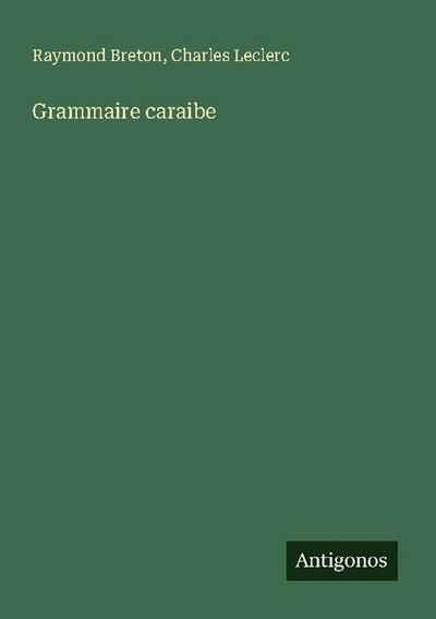 Grammaire caraibe