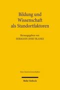 Bildung und Wissenschaft als Standortfaktoren