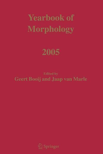 Yearbook of Morphology 2005