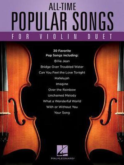 All-Time Popular Songs for Violin Duet 
