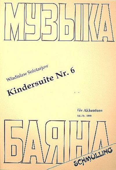 Kindersuite Nr.6für Akkordeon