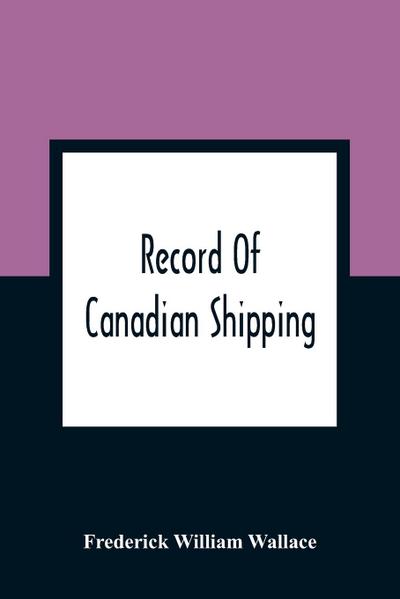 Record Of Canadian Shipping