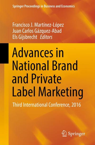 Advances in National Brand and Private Label Marketing