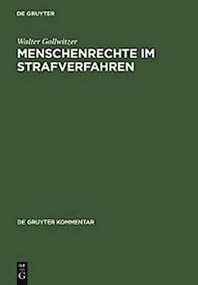 Menschenrechte im Strafverfahren