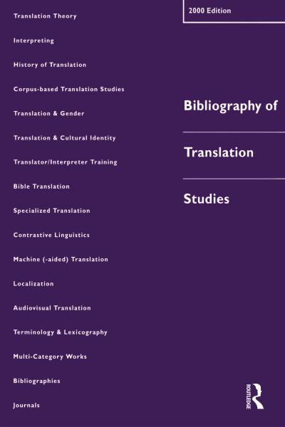 Bibliography of Translation Studies: 2000