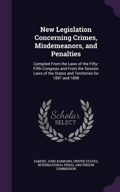 New Legislation Concerning Crimes, Misdemeanors, and Penalties