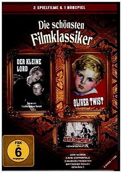 Der Kleine Lord & Oliver Twist & David Copperfield, 2 DVDs + 1 Audio-CD