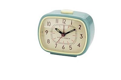Retro Alarm Clock - Light Blue