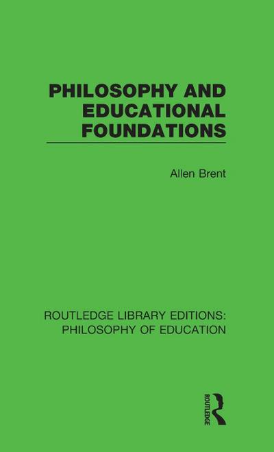 Philosophy and Educational Foundations