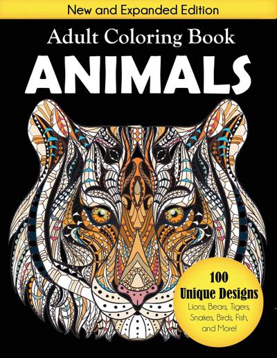 Creative Coloring: Animals Adult Coloring Book