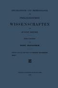 Encyklopädie und Methodologie der Philologischen Wissenschaften