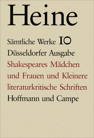 Heine, H: Saemtl. Werke 10