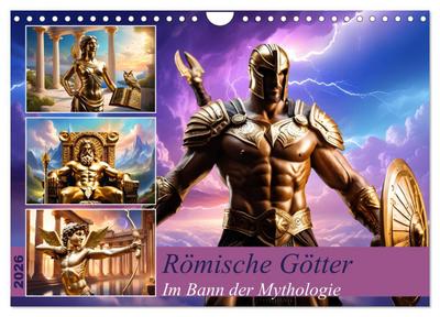 Römische Götter (Wandkalender 2026 DIN A4 quer), CALVENDO Monatskalender