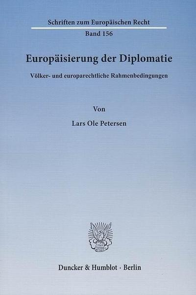 Europäisierung der Diplomatie.