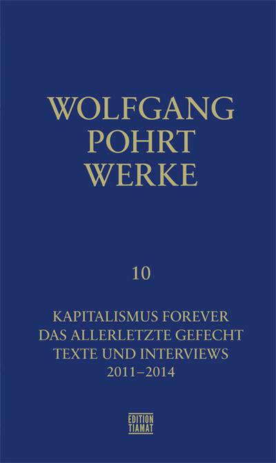 Wolfgang Pohrt Werke Bd.10
