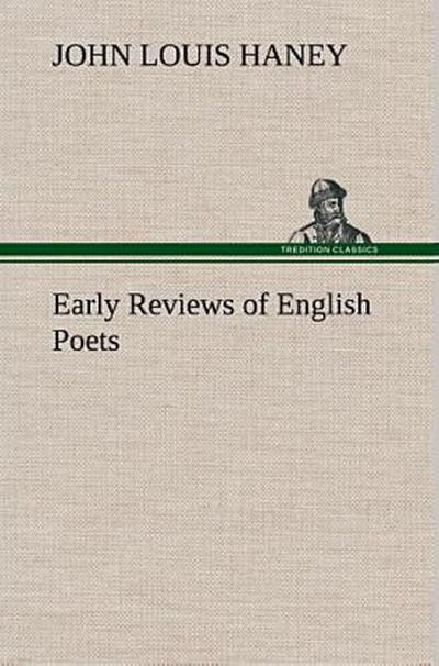 Early Reviews of English Poets