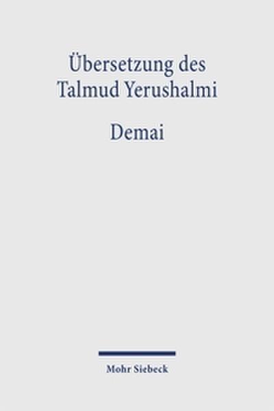 Übersetzung des Talmud Yerushalmi