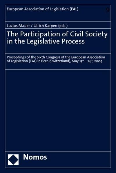 The Participation of Civil Society in the Legislative Process