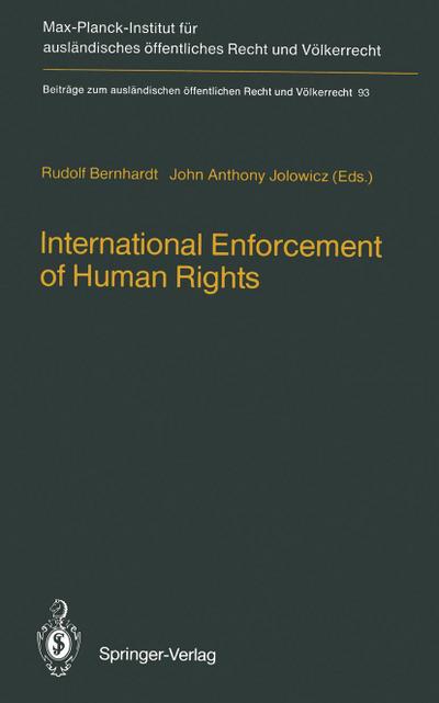 International Enforcement of Human Rights