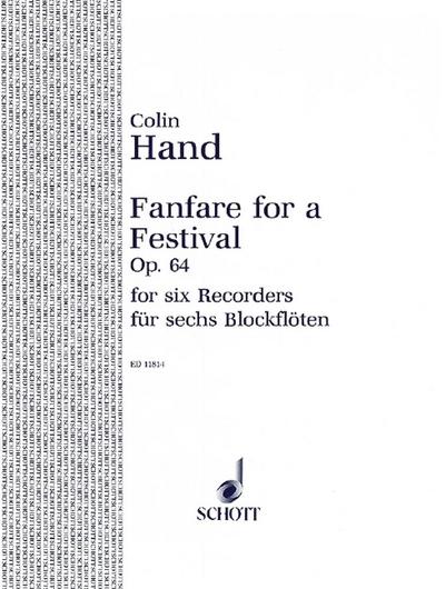 Fanfare for a Festival op.64for 6 recorders (SSATTB)