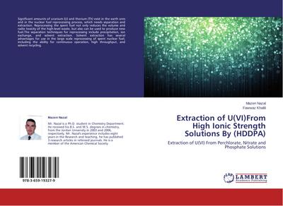 Extraction of U(VI)From High Ionic Strength Solutions By (HDDPA)