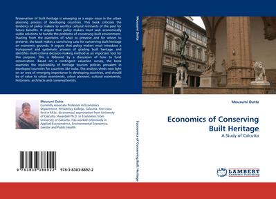 Economics of Conserving Built Heritage