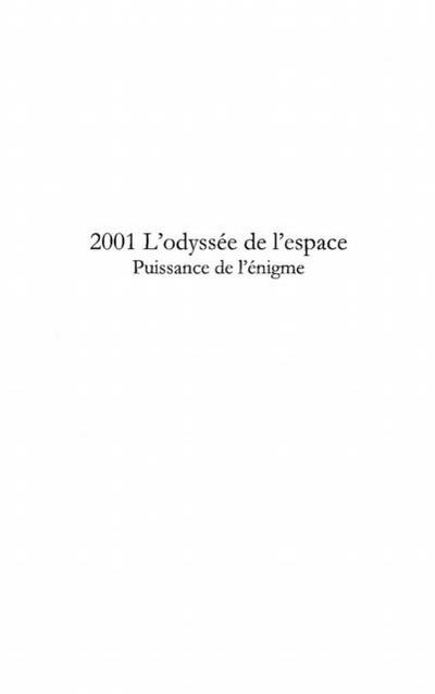 2001 l’odyssee de l’espace