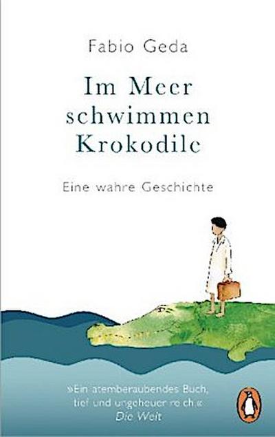 Im Meer schwimmen Krokodile