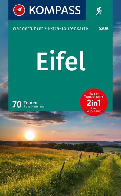 KOMPASS Wanderführer Eifel, 70 Touren mit Extra-Tourenkarte