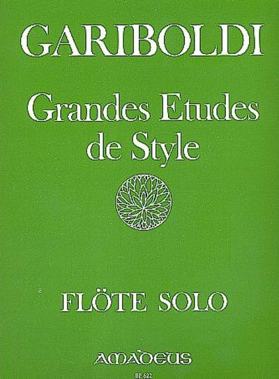 Grandes Etudes de Style op.134für Flöte solo