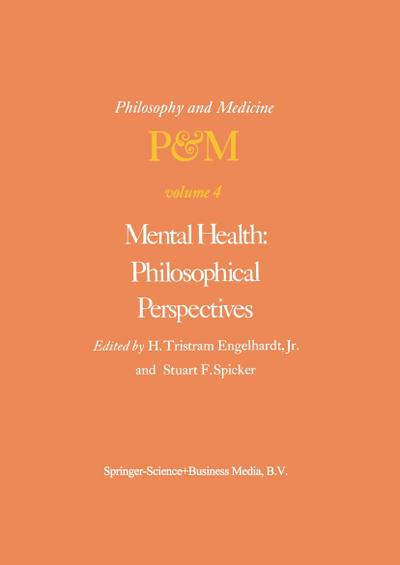 Mental Health: Philosophical Perspectives