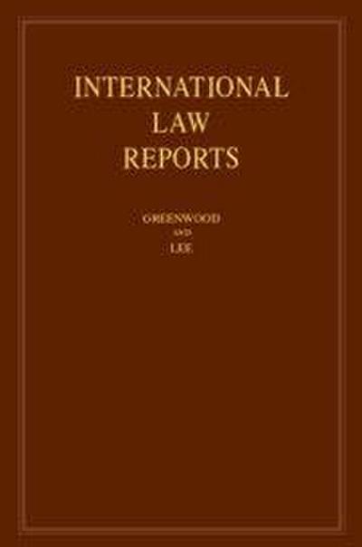 International Law Reports: Volume 201