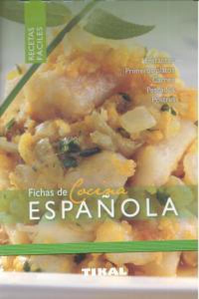 Fichas de cocina. Cocina española