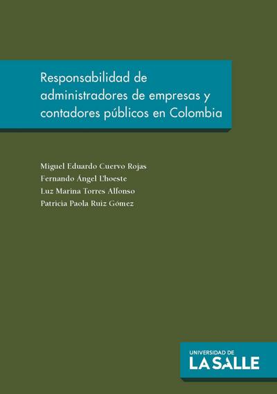 Responsabilidad de administradores de empresas y contadores públicos en Colombia