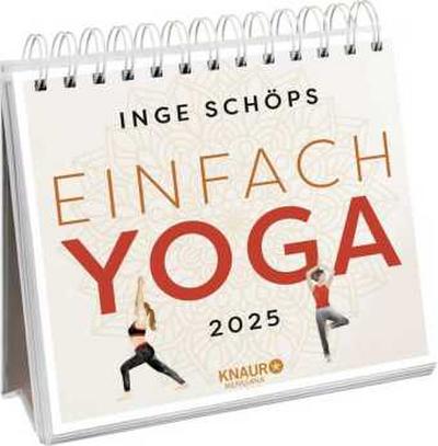 Wochenkalender 2025: Einfach Yoga