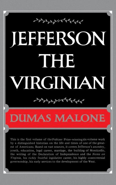 Jefferson the Virginian - Volume I
