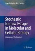 Stochastic Narrow Escape in Molecular and Cellular