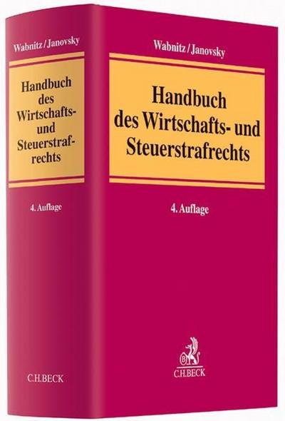 Handbuch des Wirtschafts- und Steuerstrafrechts