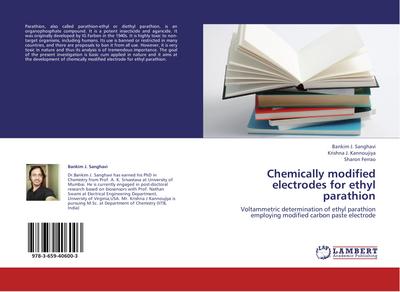 Chemically modified electrodes for ethyl parathion