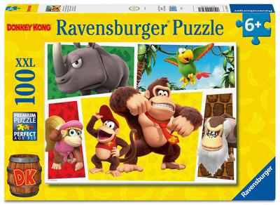 Kinderpuzzle 100 XXL Teile - Nintendo Super Mario - Die Affen sind los!