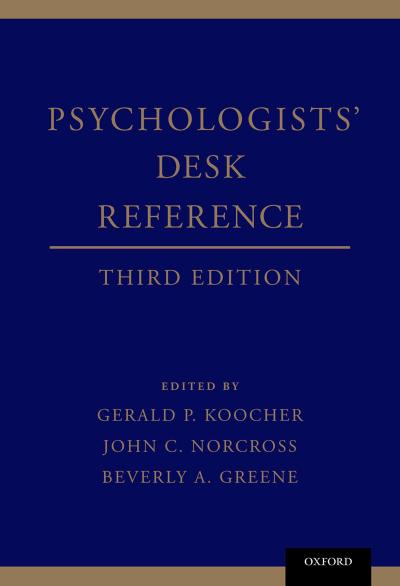 Psychologists’ Desk Reference