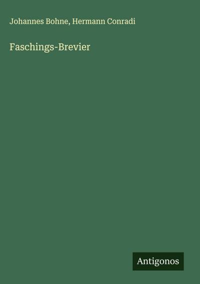 Faschings-Brevier