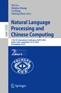 Natural Language Processing and Chinese Computing
