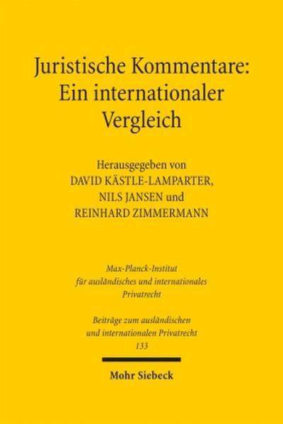 Juristische Kommentare: Ein internationaler Vergleich